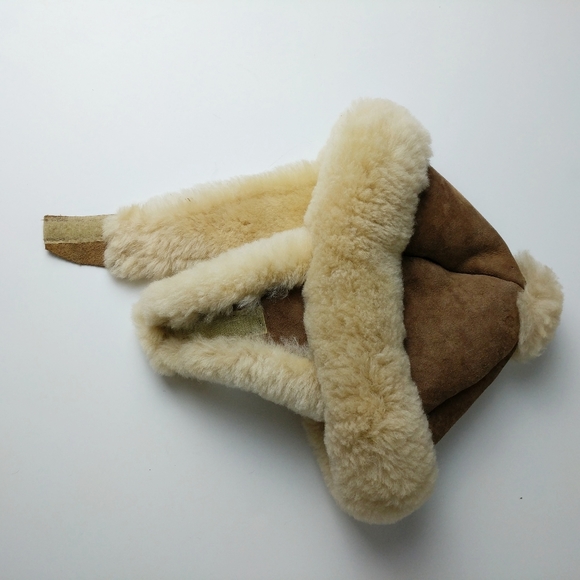 Other - Children's sheepskin hat with ear flaps
